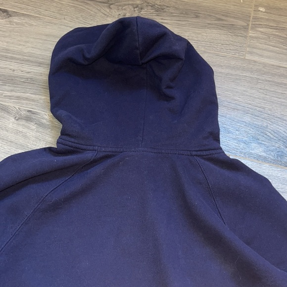 Small navy blue GAP zip up hoodie sweatshirt - Picture 8 of 12